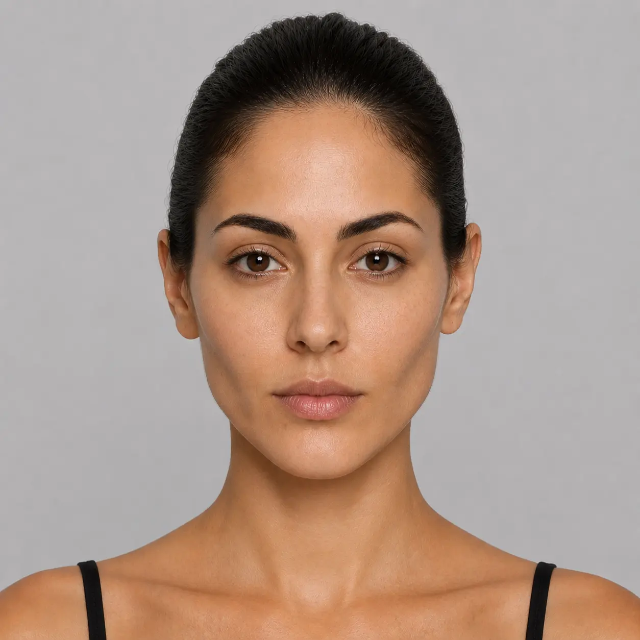 Diamond face shape example